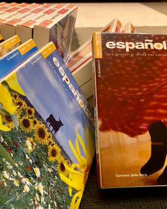 CORSO DI SPAGNOLO in 24 cofanetti DVD + CD