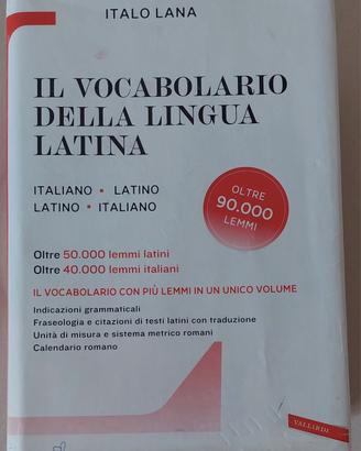 Vocabolario della lingua Latina 