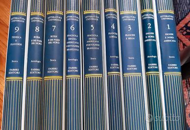 LETTERATURA UNIVERSALE Fabbri, 9 Volumi