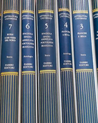 LETTERATURA UNIVERSALE Fabbri, 9 Volumi