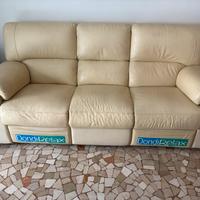 Divano 3 posti con sceslong maccanica