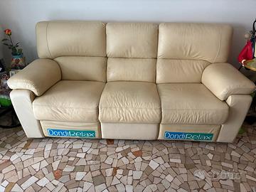 Divano 3 posti con sceslong maccanica