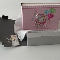 Album fotografico con orsetto in argento-Nuovo