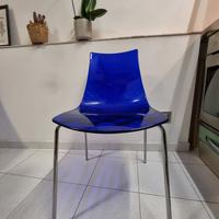 🔵 BOX 4 SEDIE CALLIGARIS ICE – BLU  🔵