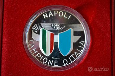 Medaglia Calcio Napoli Secondo Scudetto 1989-1990