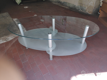 Tavolino in vetro da salotto