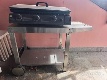 Barbecue semi professionale Naterial + mobiletto