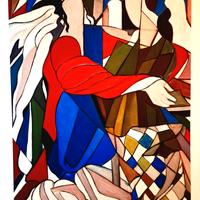 stampa litografica offset a tema Tamara de Lempick