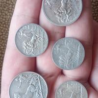 Argento Monete Regno d'Italia da collezione 