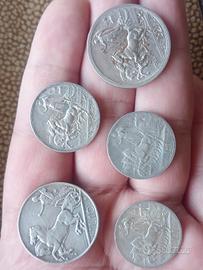 Argento Monete Regno d'Italia da collezione 
