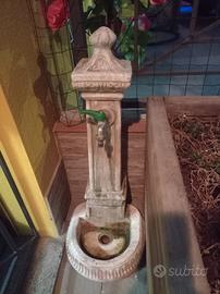 fontana da giardino in cemmento