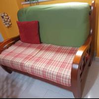  divano 2  posti il legno 