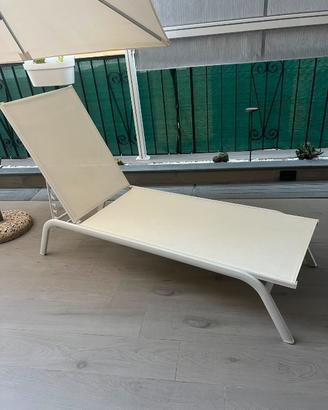 Sedie sdraio a lettino da giardino