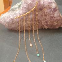 mono orecchino ear cuff cristalli,acciaio,rame