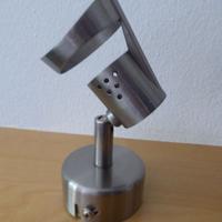 Quattro faretti singoli GU10 in nickel