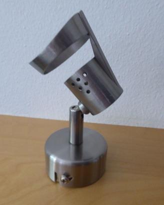 Quattro faretti singoli GU10 in nickel