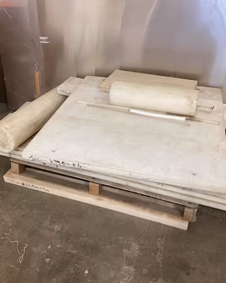 Lastre e tondi tecnopolimeri PE / PA6 Nylon
