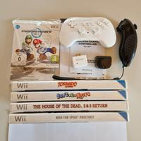 Accessori Wii + 5 giochi