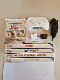 Accessori Wii + 5 giochi