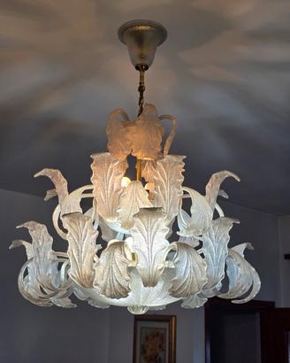 lampadario vetro murano