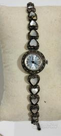 Orologio Donna Vintage in argento e madreperla