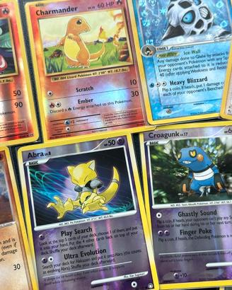 Lotto 9 carte Pokémon modern exc+/NM