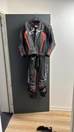 Tuta alpinestars missile v2+guanti sp8-v3 NUOVI
