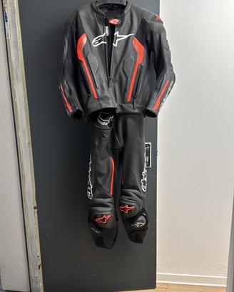 Tuta alpinestars missile v2+guanti sp8-v3 NUOVI