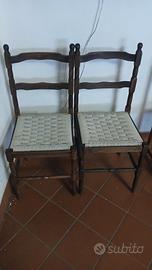 2 antiche sedie restaurate. "Angolo vintage"