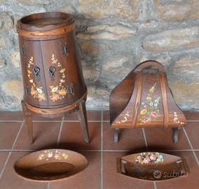 BOTTI IN LEGNO DECORATE A MANO