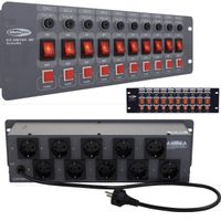 SHOWTEC Commutatore a 10 canali - 10 Prese schuko