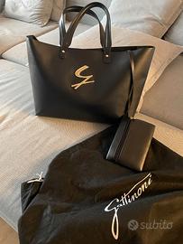 borsa donna nera Gattinoni pelle