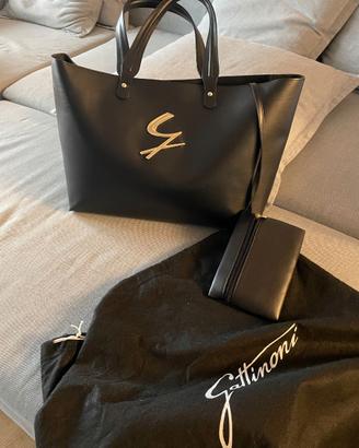 borsa donna nera Gattinoni pelle