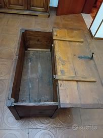 baule in legno del 1800