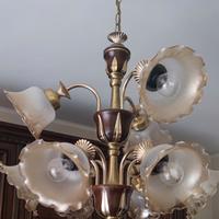 Lampadario Antico 8 Bracci Vintage