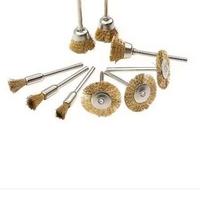 9 pz spazzole Ottone Lucidatura In Filo Acciaio