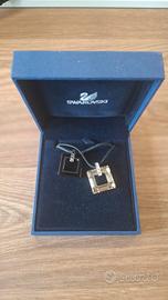 Collana doppia con pendenti Swarovski