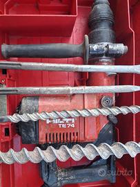 Trapano Demolitore Hilti TE 74 + valigetta + punte