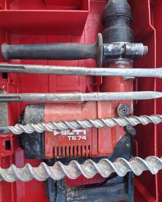 Trapano Demolitore Hilti TE 74 + valigetta + punte