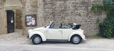 Maggiolone cabrio bianco