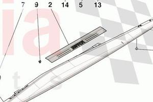 Battitacco Ferrari  965387  Compl. Kickplate