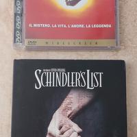 DVD Schindler's List e Dragon Bruce Lee