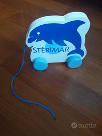 Giocattolo Delfino in legno