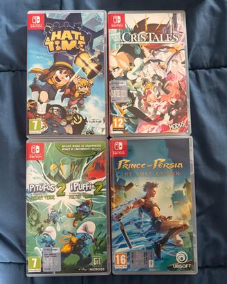 Lotto 4 giochi Nintendo Switch