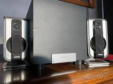 CASSE PER PC-TV-TELEFONO PHILIPS 2.1 con subwoofer