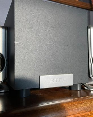CASSE PER PC-TV-TELEFONO PHILIPS 2.1 con subwoofer