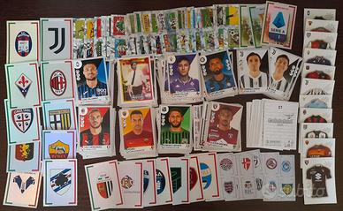 lotto 200 figurine diverse 2021 calciatori panini