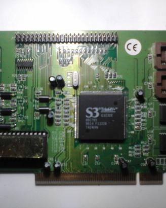 Scheda video vintage S3 Trio 64V 2mb