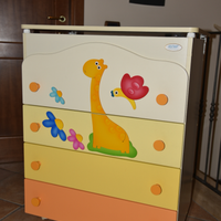 Cassettiera Azur con vasca per bagnetto