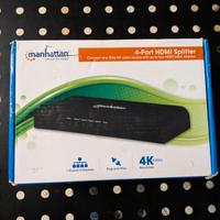 Splitter HDMI 4K Ultra HD 4 Porte con alimentatore